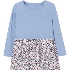 GAP Toddler Softspun Mix-Fabric Dress 4T